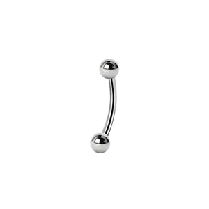Böjd stav till piercing - Böjd barbell i kirurgiskt stål
