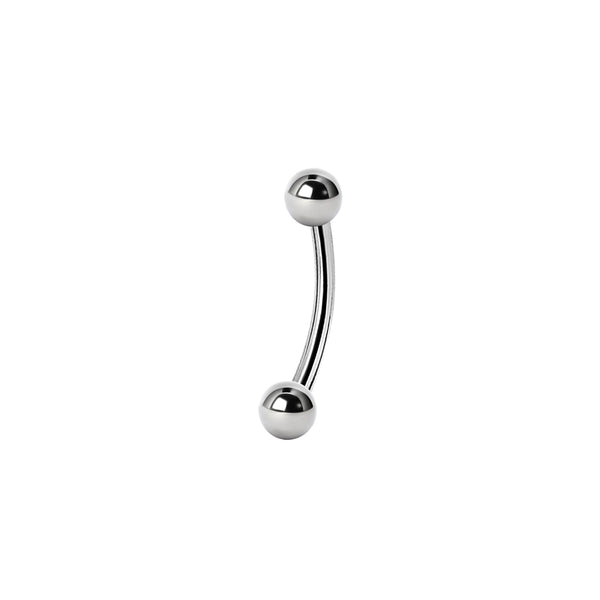 Böjd stav till piercing - Böjd barbell i kirurgiskt stål