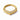 Spetsig clicker ring till piercing i guld med vita kristaller
