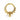 Bohemisk piercingring guld