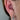 öra med måne i conchpiercing