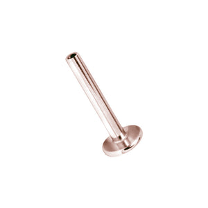 Labret Stav - Invändigt gängad - 24k-Roséguld pvd