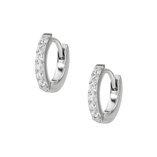 Huggie Hoops - 7 mm Creoler Ringar i kirurgiskt stål