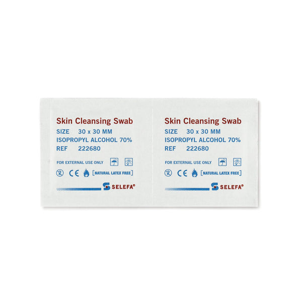 2-pack Rengöringsservett - Wipes - Desinfektionkompress för piercing
