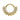 Clicker-ring i 18k guld-PVD med solstråleform, vita kristaller och rund piercingring