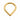 Droppformad clicker ring till septum och daith i guld